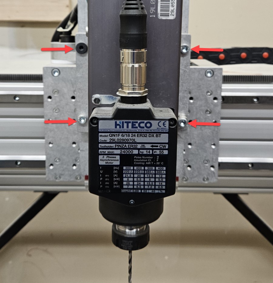 Unmount Spindle