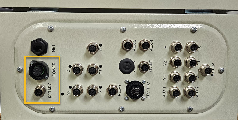 Connect M23 Cable to VFD