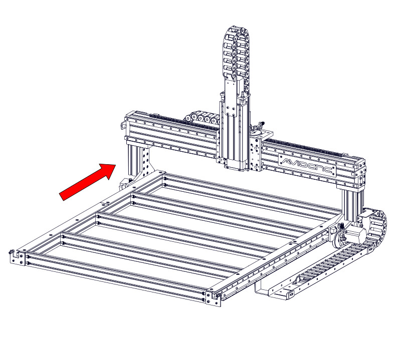 Table Cable Track Positioning