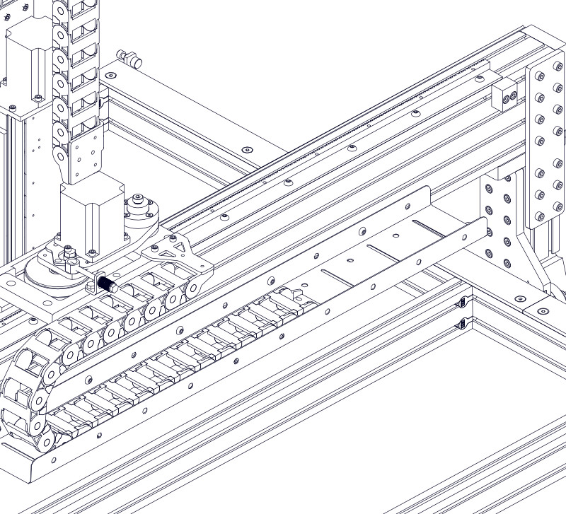 Left Side Cable Track