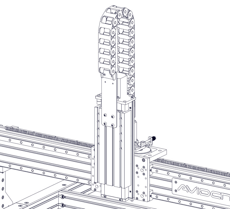 Z Axis Cable Track