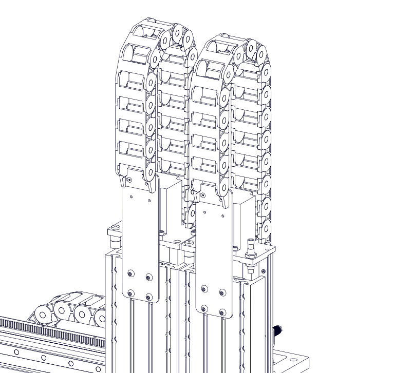 Z Axis Cable Track Installation