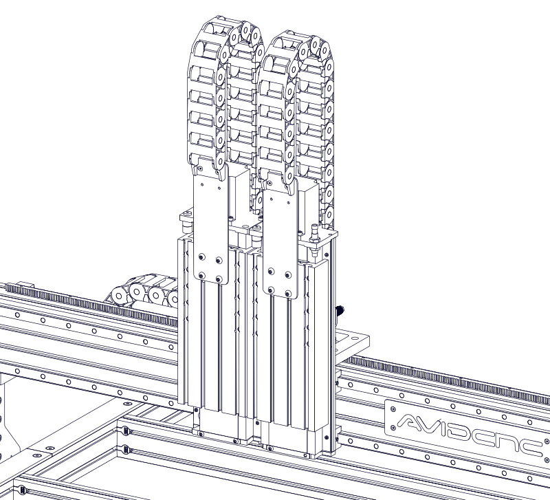 Z Axis Cable Track