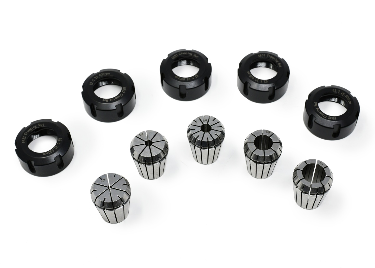 ER32 Collet and Nut Set, Imperial