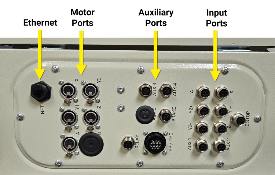 EX Controller Stepper Gland Plate