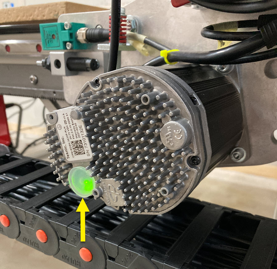Servo Motor LED Indicator