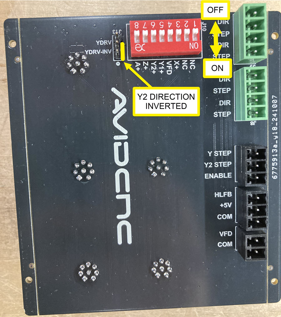 Servo Board DIP Switches