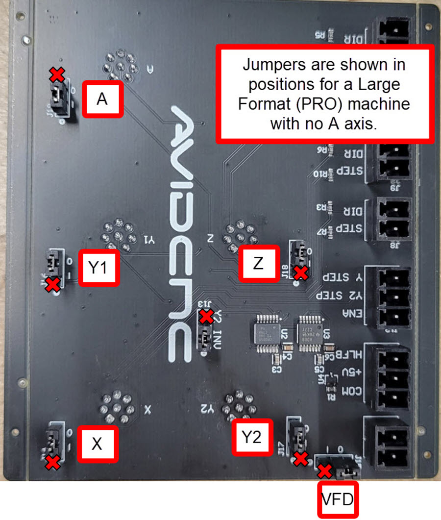 Servo Board Jumpers