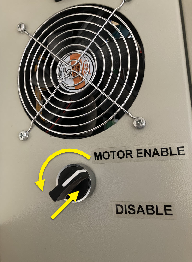 Motor Disable Switch Exterior