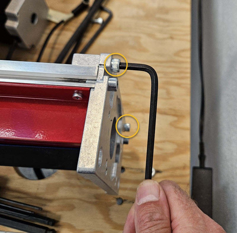 Attach Motor Mount Plate to Support Bar