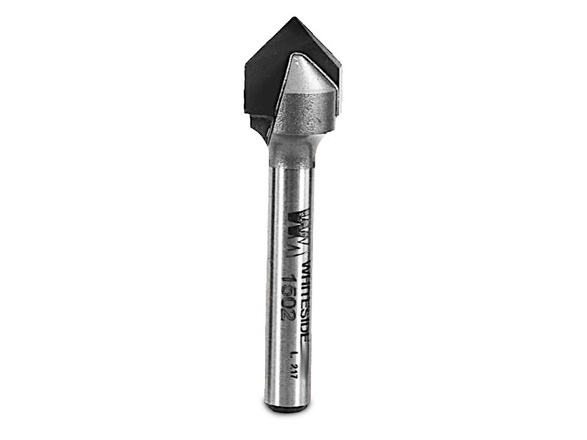 Whiteside 90° V-Groove CNC Router Bit - 1/2" x 1/4"