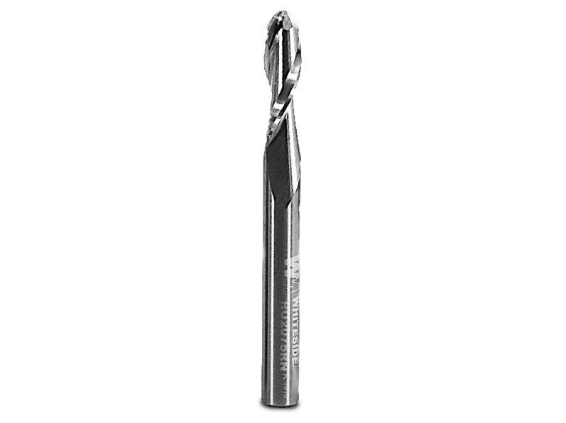 Whiteside Ball Nose Up Cut Spiral CNC Router Bit - 1/4"