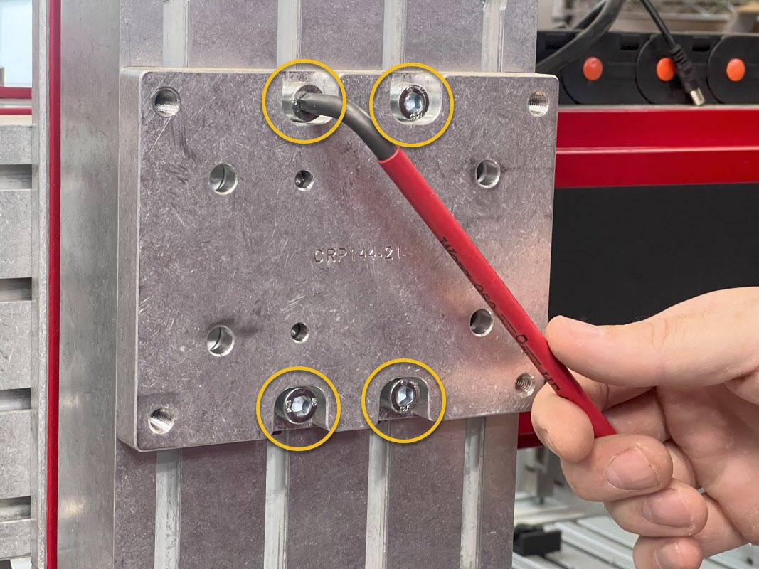 Remove Adapter Plate Screws