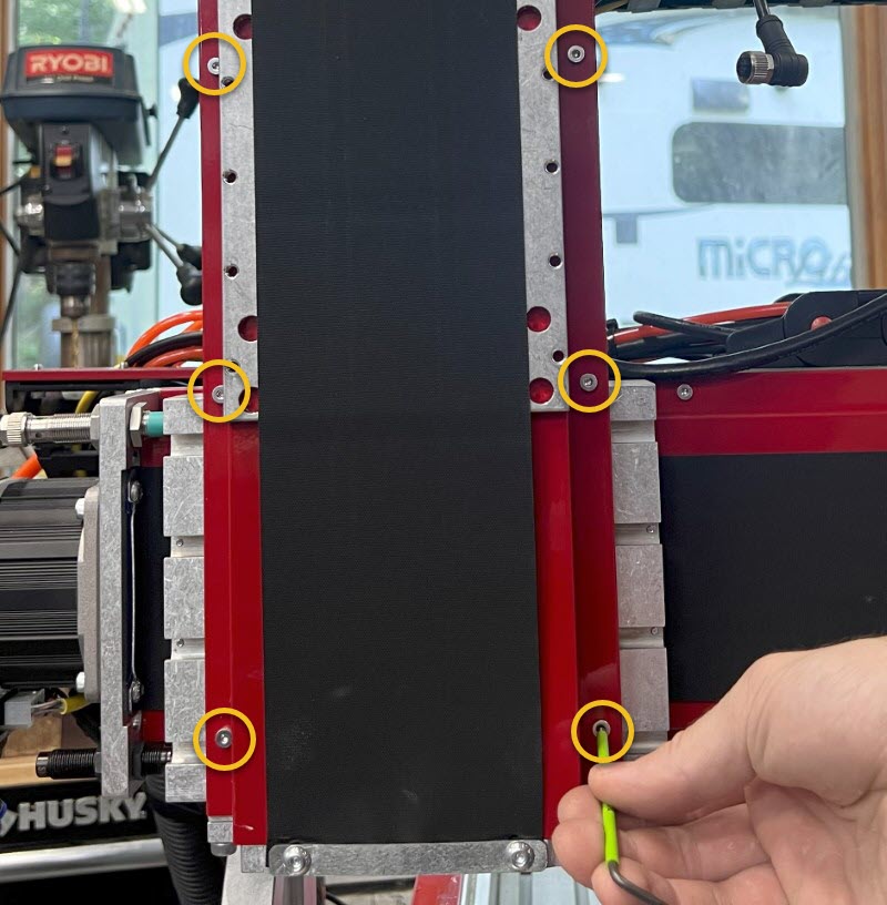 Remove Dust Cover Screws