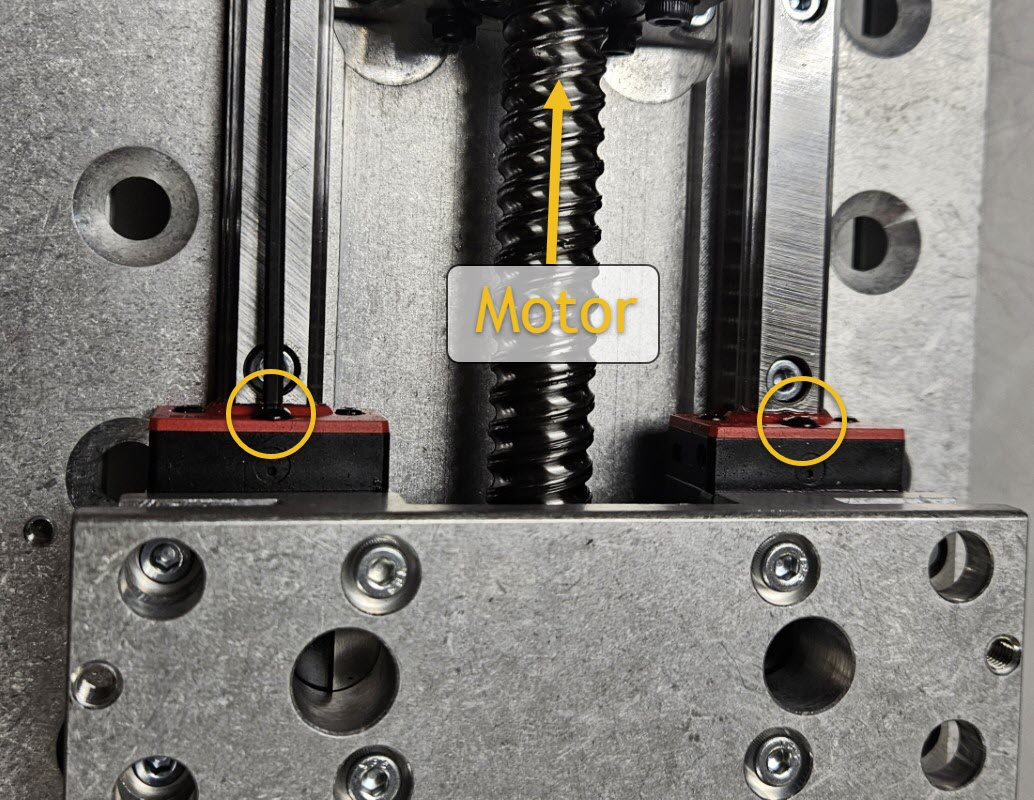 Remove Bearing Block Screws