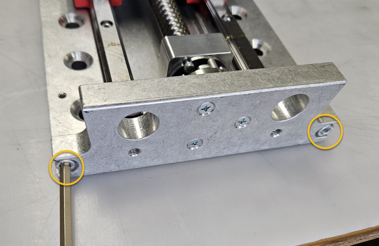 Attach Z End Plate