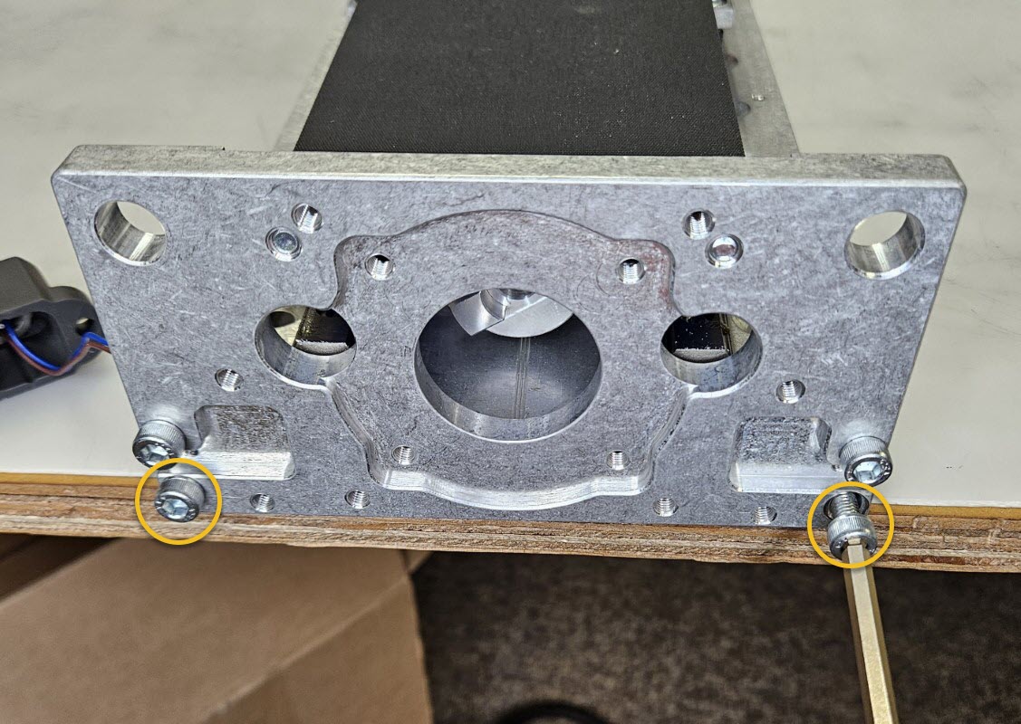 Attach Motor Mount Plate to Support Bar